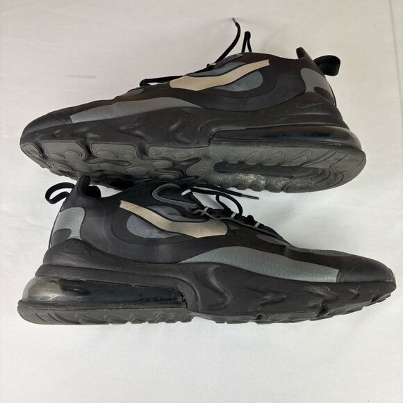 Nike Air Max 270 React Black /Dark Gray/Silver Men’s Sz 11.5 (CD2049-001) - Picture 9 of 14